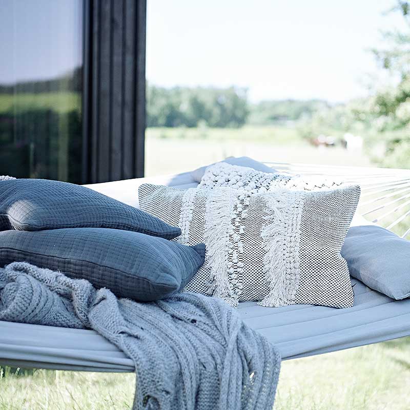 hængekøje og puder